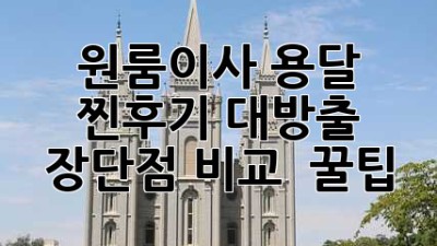 원룸이사 용달 찐후기 대방출🚚💨 장단점 비교 & 꿀팁🍯